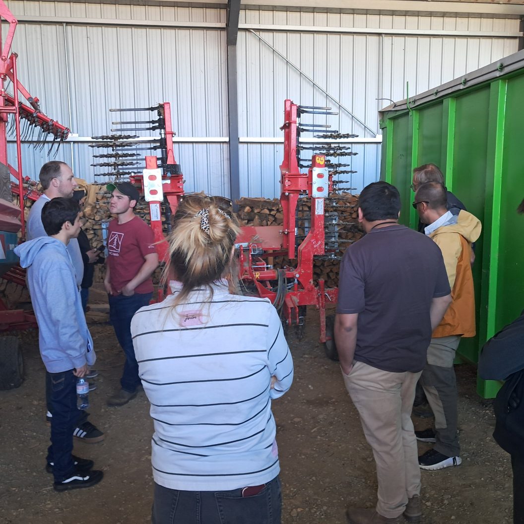 Des agriculteurs chiliens en visite dans le Lauragais