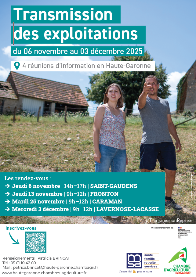 Réunion transmission en agriculture